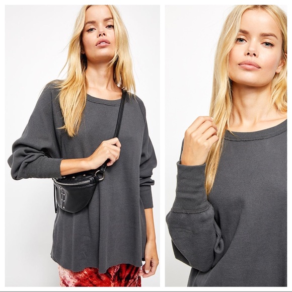 FREE PEOPLE BOHO TUNIC OVERSIZED PULLOVER TOP A2C - Picture 8 of 16